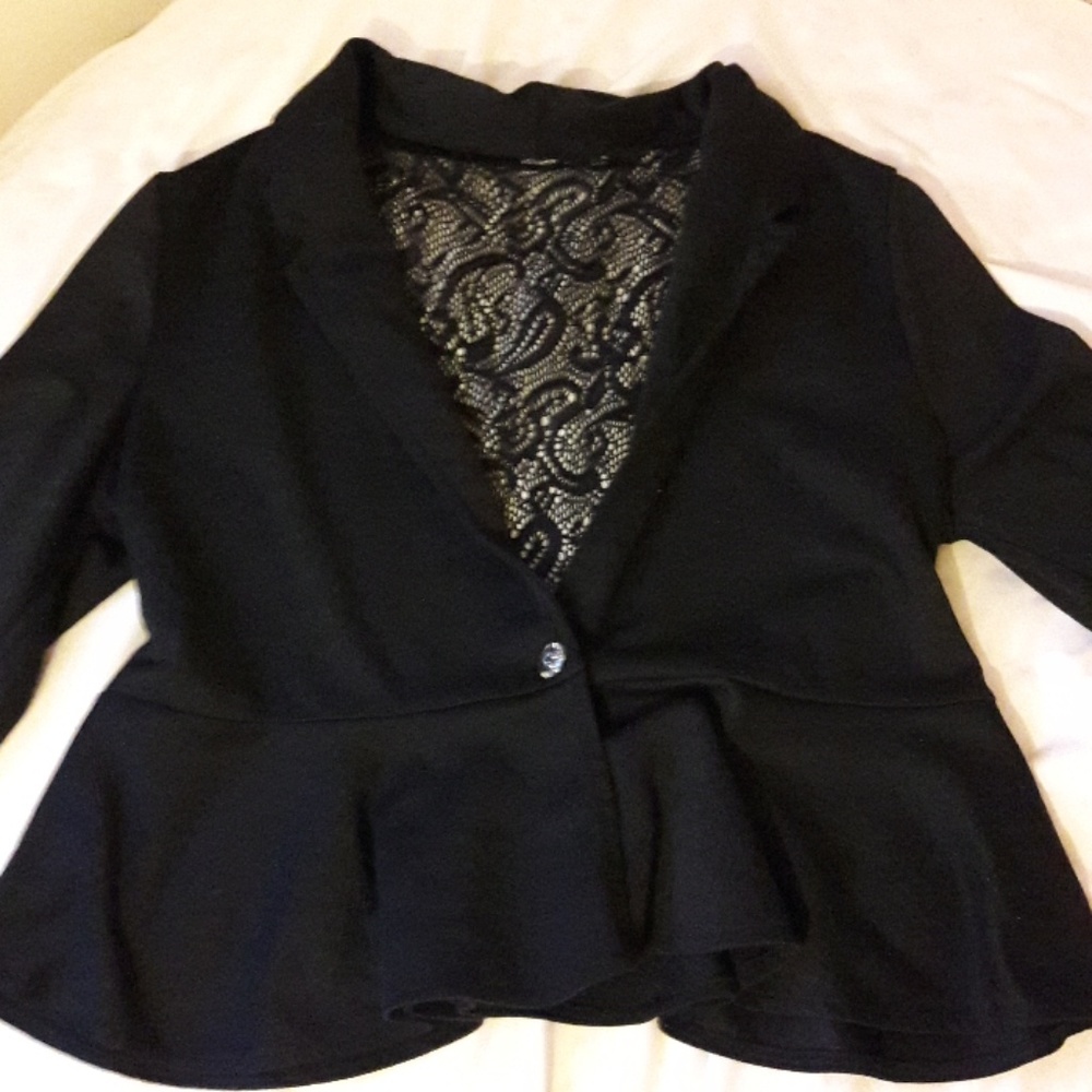 Black dress jacket